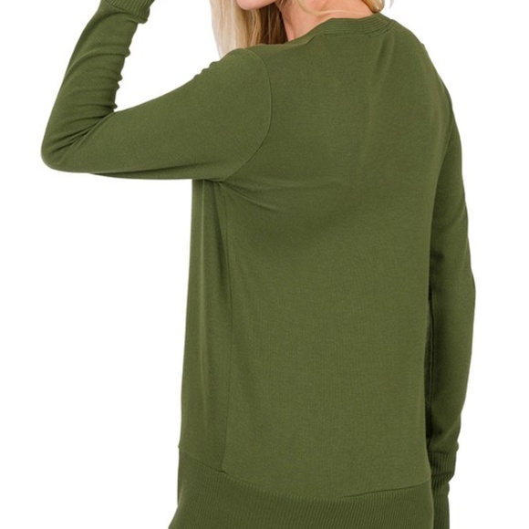 Cozy Button up Minimalist Cardigan - Picture 10 of 11